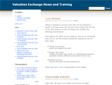 Tablet Screenshot of news.valex.com.au